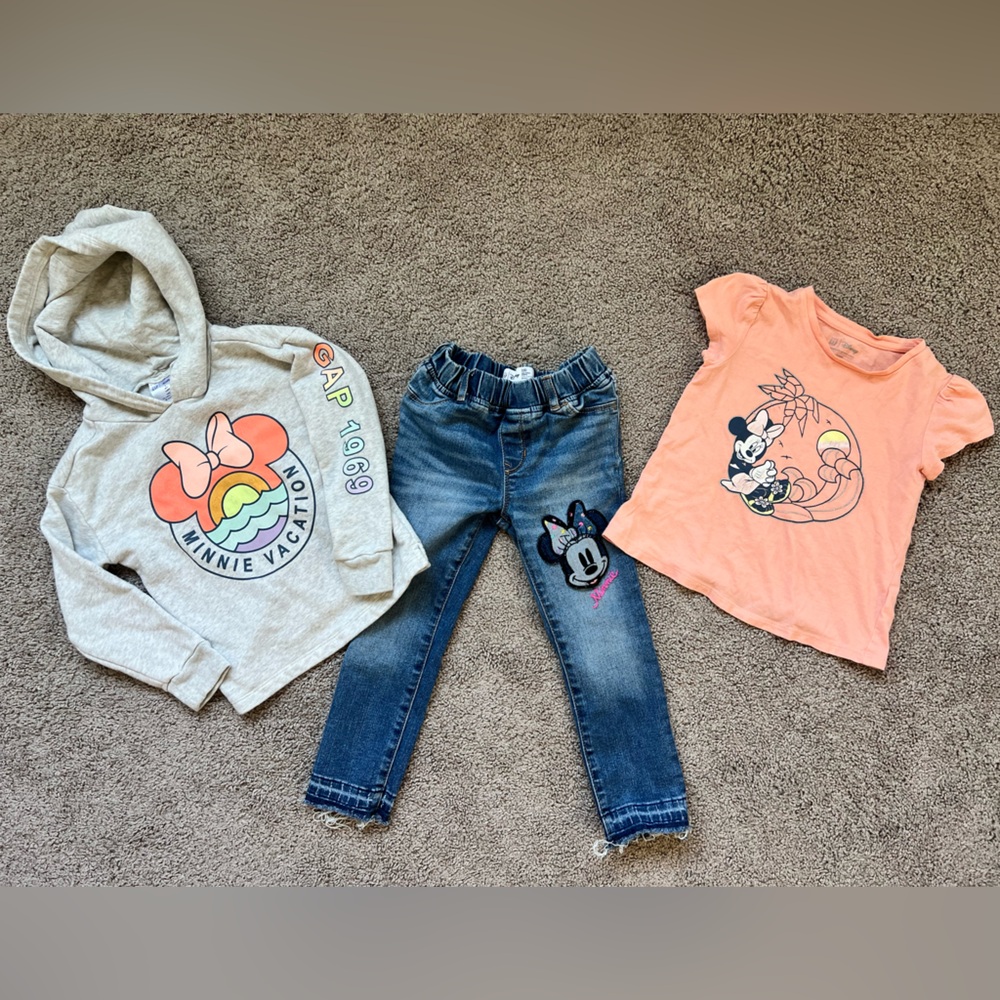 GUC Gap Disney Girls Minnie Mouse Outfit size 5Y